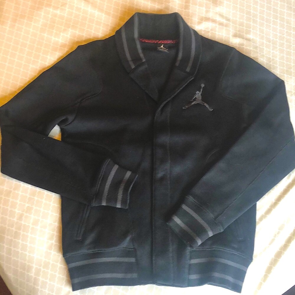 Nike mens Jordann Collared knit track jacket Size M